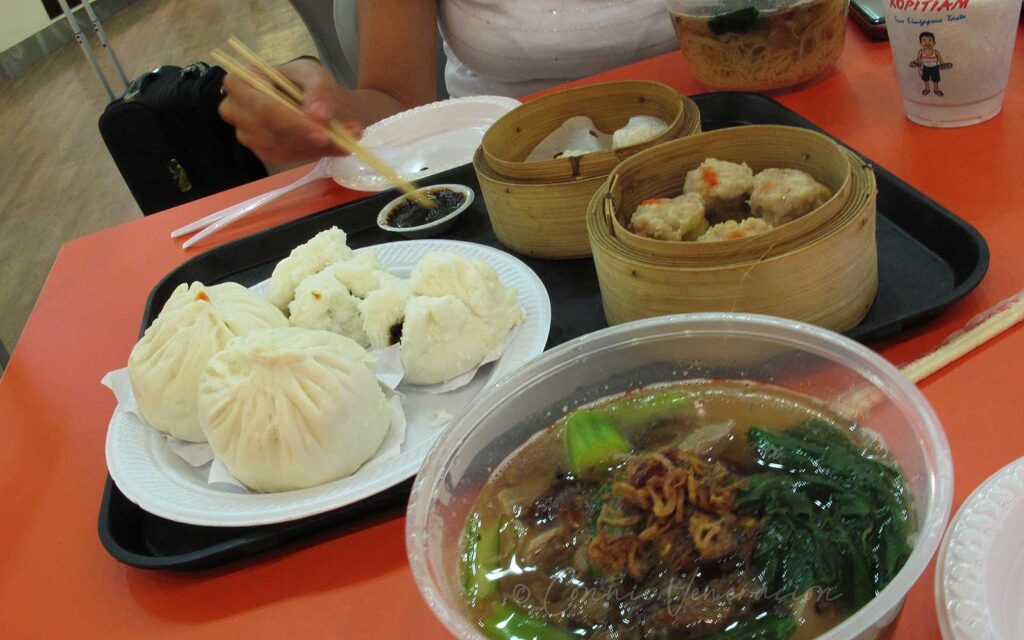 Dim sum at Changi Airport