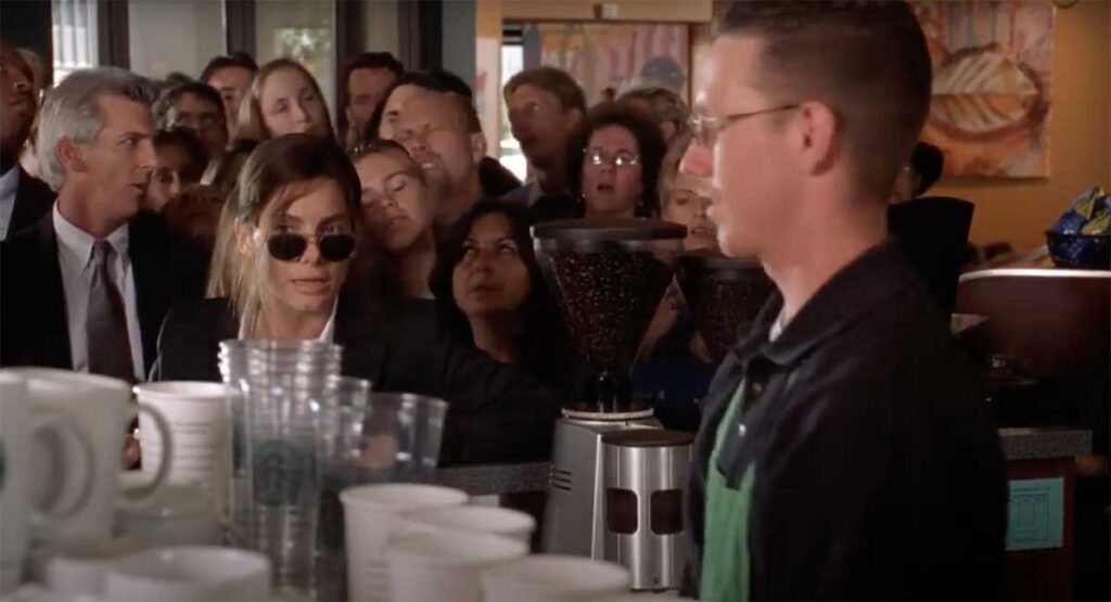 Grace Hart (Sandra Bullock) in Miss Congeniality