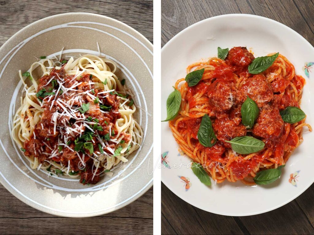 How do you serve pasta: sauce over noodles or noodles tossed in sauce?