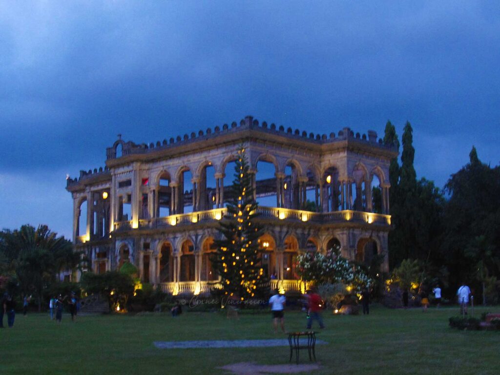 Evening view of The Ruins in Talisay City, Negros Occidental, Philippines