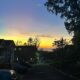 Sunset in Philippine suburbia