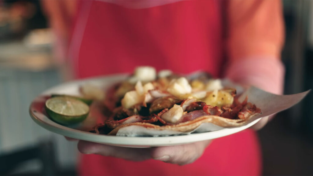 Mexican taco: scene from Taco Chronicles | Image credit: Netflix